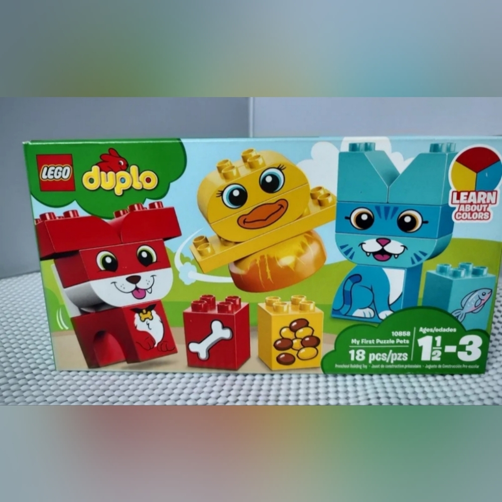Lego Duplo 10858 My First Puzzle Pets NWT Building Toy Set